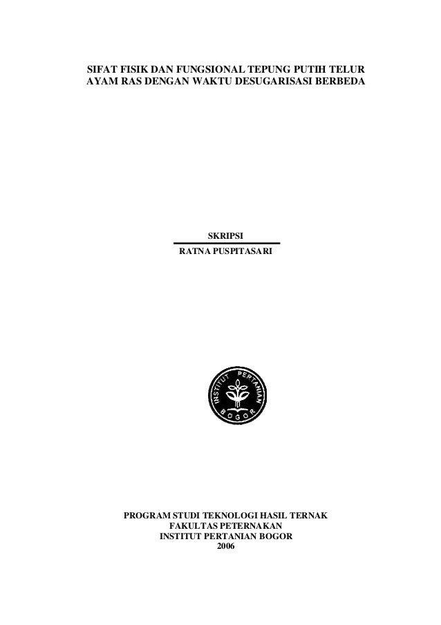Skripsi Tepung Telur