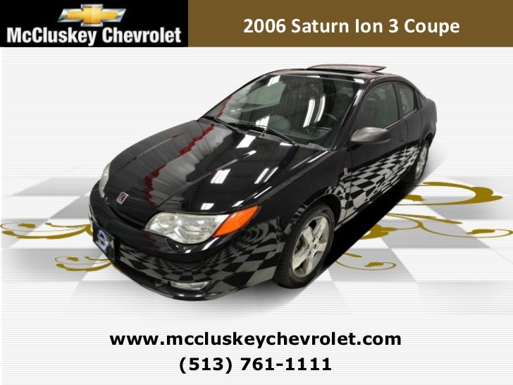 2006 saturn ion 3 coupe