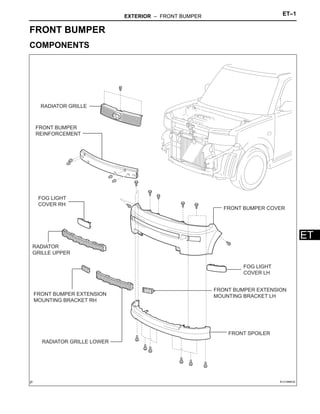 2006 scion shop xb bumper cover