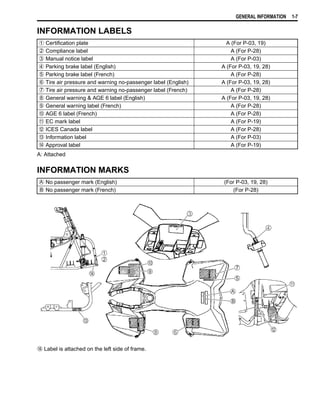 2006 suzuki lt z50 k6 quad sport service repair manual | PDF