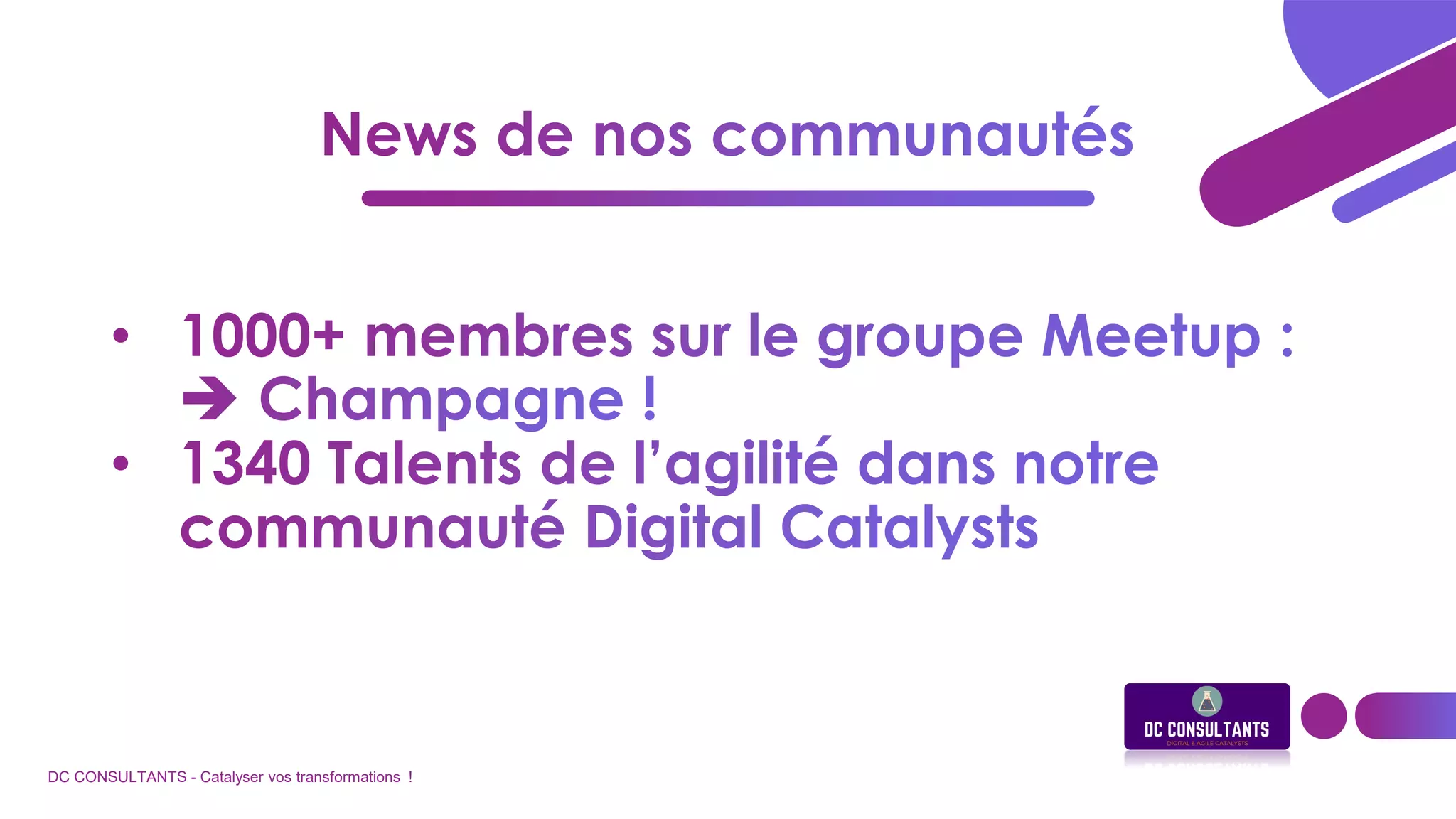 DC CONSULTANTS - Catalyser vos transformations !
 