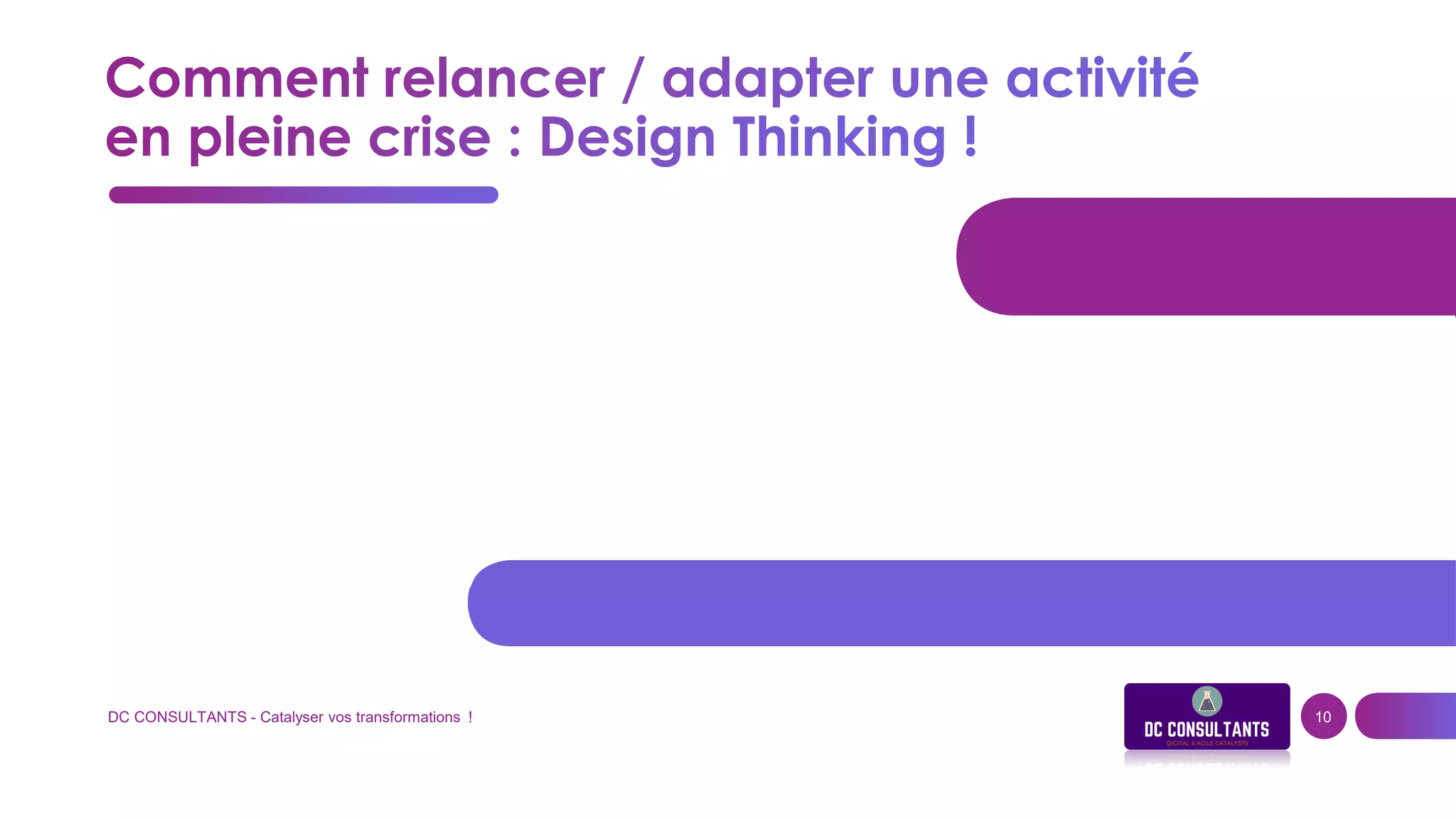 DC CONSULTANTS - Catalyser vos transformations ! 10
 