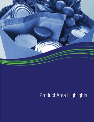 Product Area Highlights
 