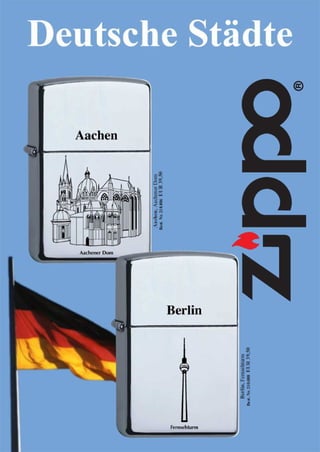 2006 Zippo Germany, ciudades alemanas