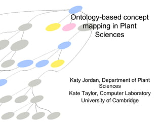 Ontology-based concept
   mapping in Plant
       Sciences




Katy Jordan, Department of Plant
             Sciences
Kate Taylor, Computer Laboratory
     University of Cambridge
 