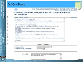 DLIO - Tools Metamaker 
