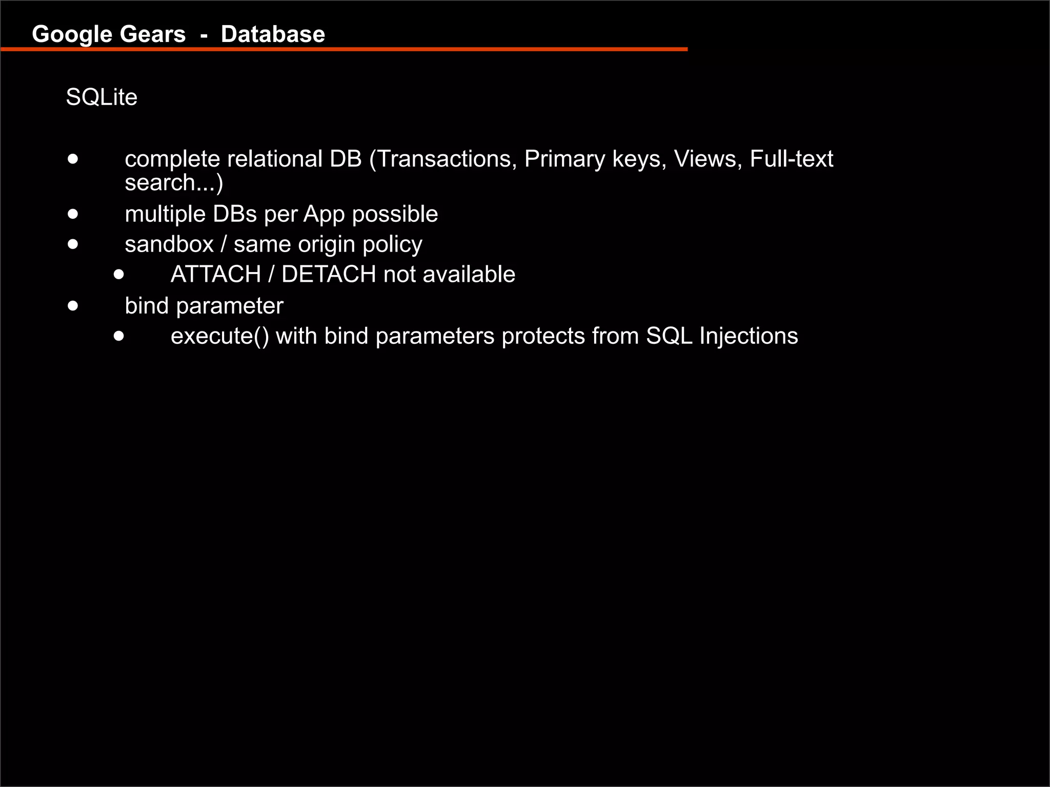 Offline capable web applications with Google Gears and Dojo Offline