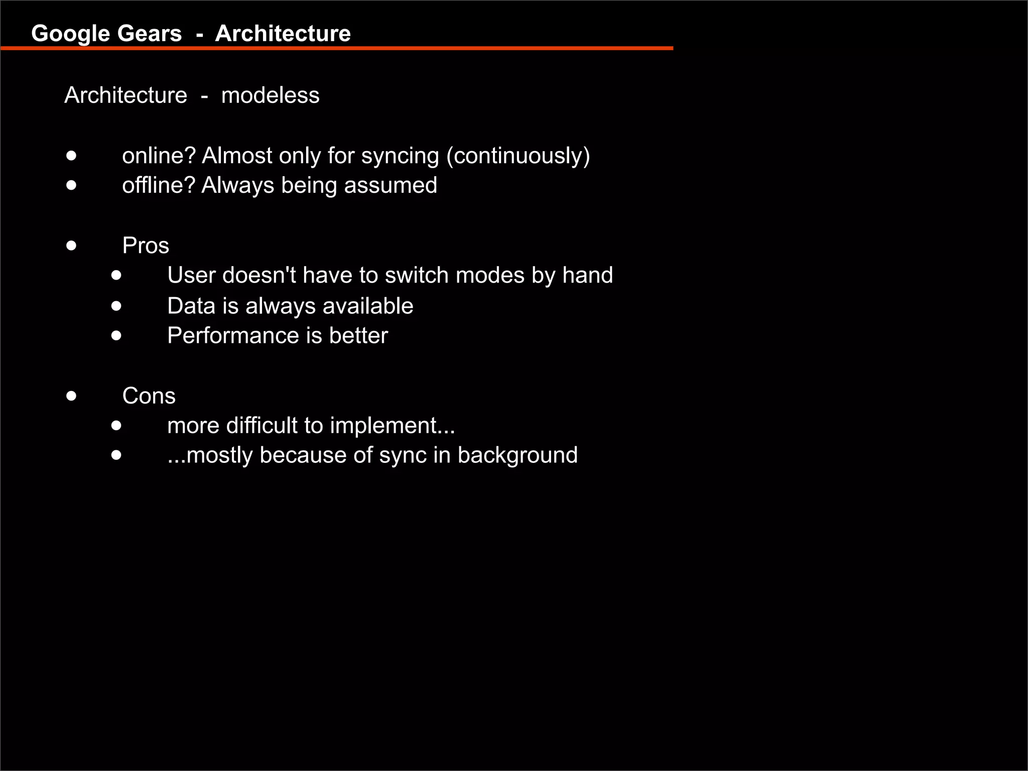 Offline capable web applications with Google Gears and Dojo Offline