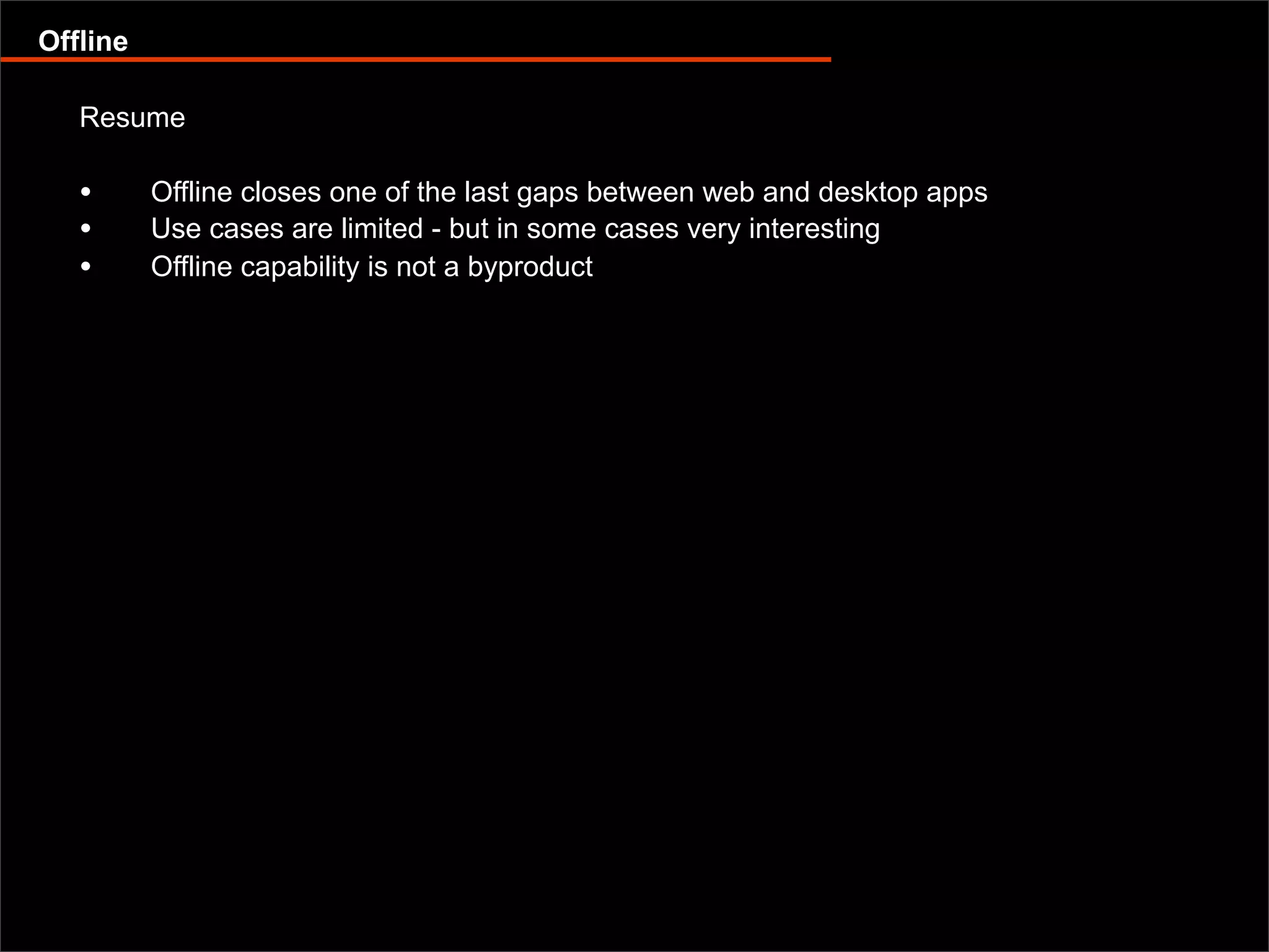 Offline capable web applications with Google Gears and Dojo Offline