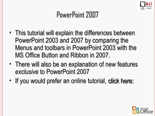 2003-2007 Power Point Differences | PPT