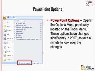 2003-2007 Power Point Differences | PPT