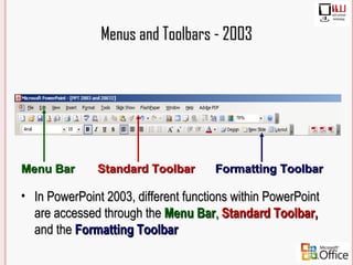 2003-2007 Power Point Differences | PPT