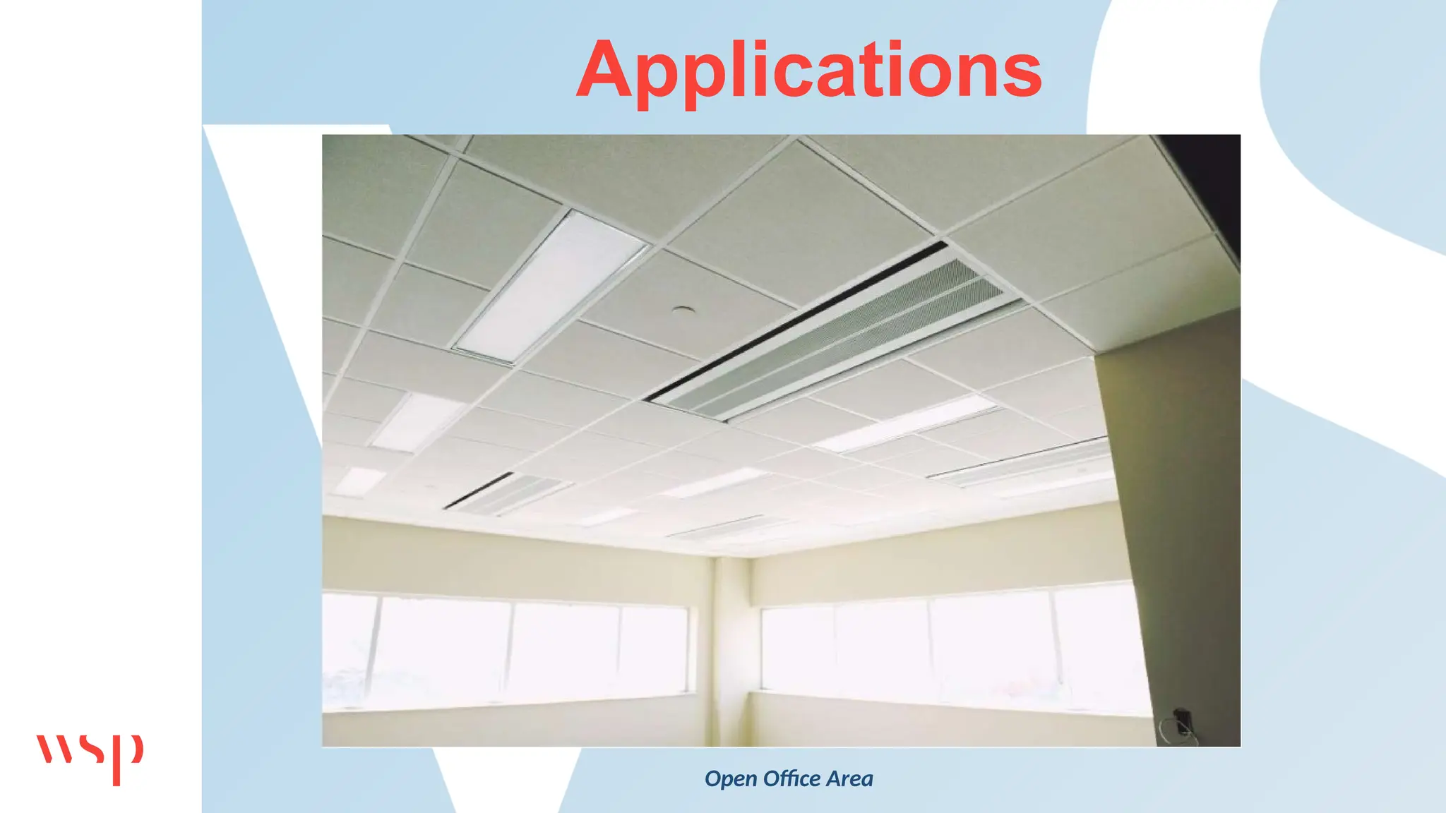 Applications
Open Office Area
 