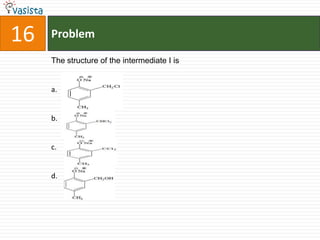 Problem16The structure of the intermediate I isa.b.c.d.