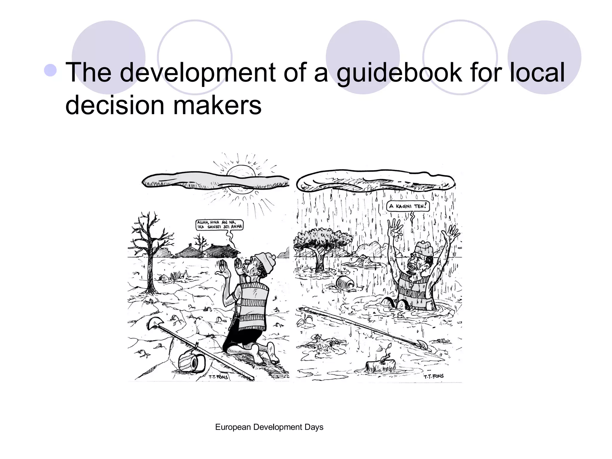 The development of a guidebook for local decision makers 