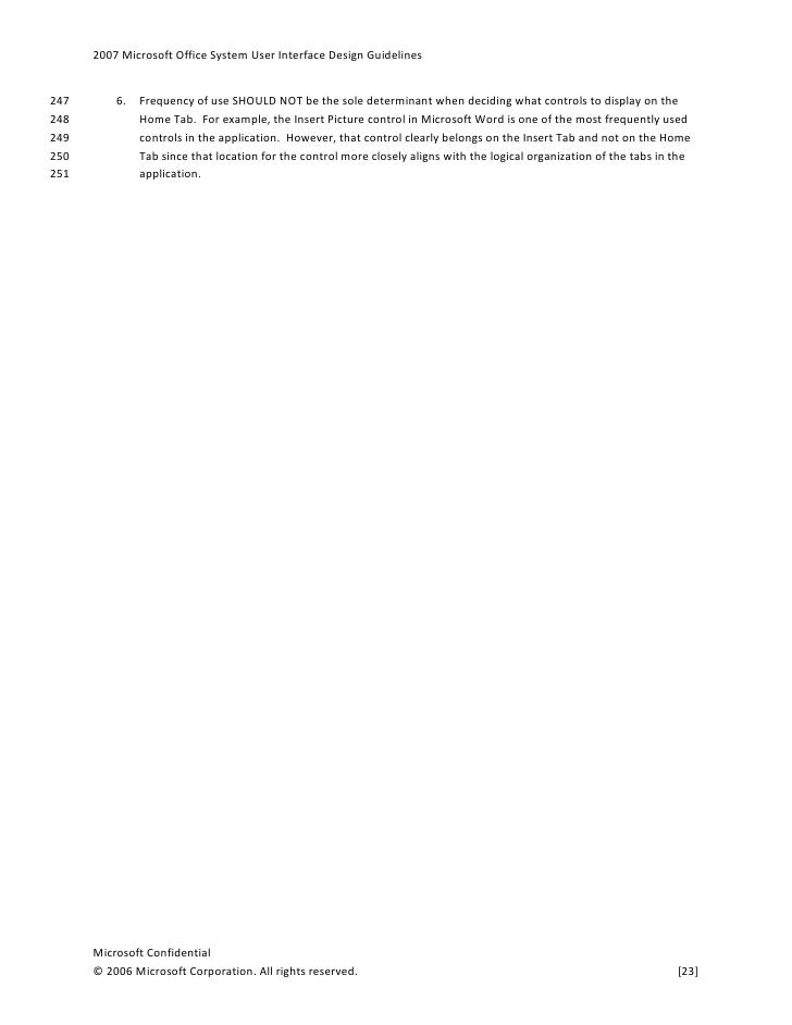 2007 office ui design guidelines license