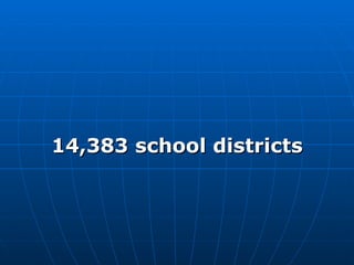 14,383 school districts 