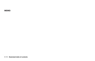 MEMO




0-10 Illustrated table of contents
 