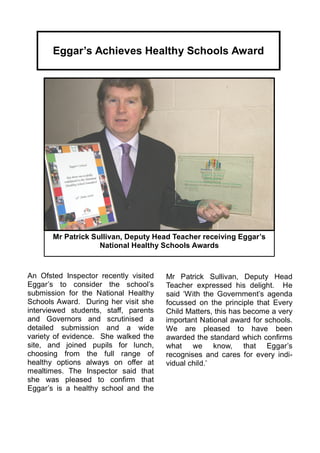 February 2007 School Newsletter