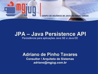 JPA - MGJUG