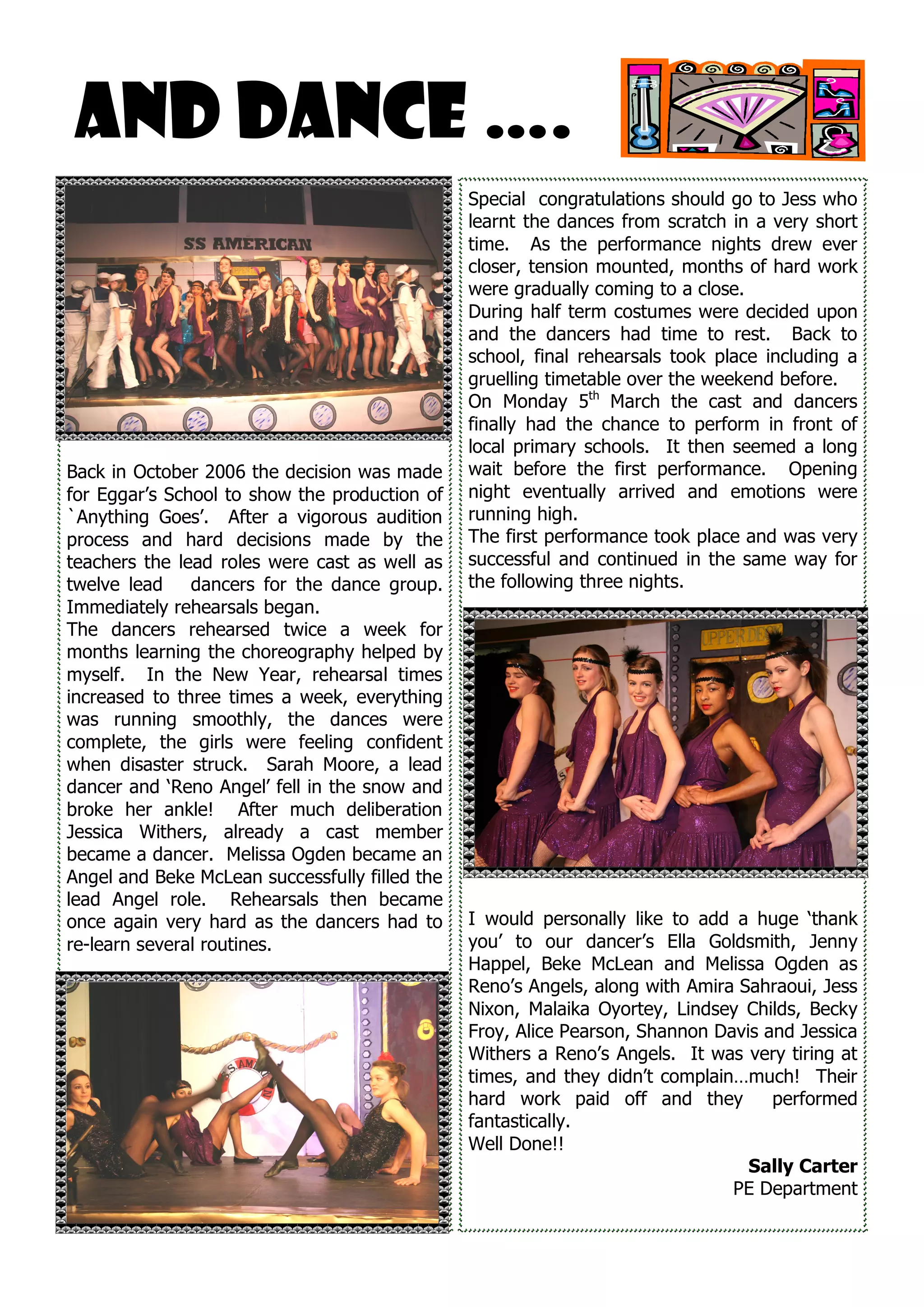 March 2007 School Newsletter