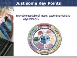 Innovative educational model: student centred and  asynchronous Just some Key Points 