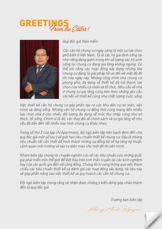 Quý độc giả thân mến!
Các căn hộ chung cư ngày càng là một sự lựa chọn
phổ biến ở Việt Nam. Tỷ lệ các hộ gia đình sống tại...