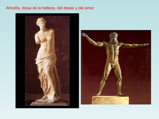 Afrodita, diosa de la belleza, del deseo y del amor 