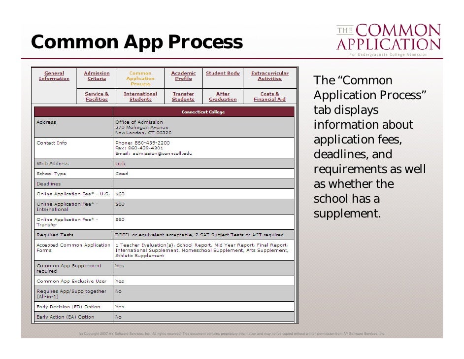 common app online