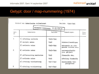 Getypt: door / map-nummering (1974) 