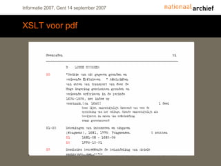 XSLT voor pdf 