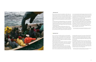 [1]
 inmiGrAción

áfrica es uno de los continentes más vulnerables al cambio climático, con          recursos económicamente utilizables de aguas superficiales antes de 2025.
impactos económicos inmensos, una situación que se agrava por la multi-            Cerca del 25% de la población (unos 200 millones de personas) ya viven en
tud de tensiones de todo tipo, tales como la pobreza endémica, las barreras        la actualidad con severos problemas de agua. se espera que la población
de acceso al capital, los mercados, las infraestructuras, las tecnologías, la      afectada aumente entre 75-250 millones de personas para 2020, y 350-
degradación de los ecosistemas y los desastres, los conflictos y las guerras.      600 millones de personas para mediados de siglo.
además, todo ello rebaja las posibilidades del continente de poder adap-           la salud humana, ya comprometida por una serie de factores, podría verse
tarse.                                                                             aún más afectada debido a la malaria, por ejemplo. es probable que el
la producción agrícola y la seguridad alimentaria se verán comprometidas           cambio climático altere la ecología de algunos vectores de enfermedades
en muchos países y regiones africanas. el rendimiento de las producciones          en áfrica, y consecuentemente la transmisión espacial y temporal de tales
en algunos países podría descender, en algo más de una década, el 50%, y           enfermedades. la mayoría de las evaluaciones de la salud se han concen-
reducir las rentas netas hasta un 90% para 2100, siendo los más afectados          trado en la malaria, y existe la necesidad de examinar los impactos del
los pequeños agricultores.                                                         futuro cambio climático en otras enfermedades contagiosas tales como el
la disponibilidad, accesibilidad y demanda de agua en áfrica se verá               dengue, la meningitis y el cólera, entre otros.
agravada en aquellos países que ya la padecen, y se extenderá a aquellos           [1]
                                                                                         grupo de trabajo ii aportación al Panel intergubernamental de Cambio Climático. Cuarto informe de
que no la sufren en la actualidad. aún sin cambio climático, varios países en            evaluación. Cambio Climático 2007: impactos, adaptación y Vulnerabilidad del Cambio Climático.
áfrica, especialmente en áfrica septentrional, excederán los límites de sus



                        [1]
 i m m i G r At i o n


africa is one of the most vulnerable continents to climate change with             economically-viable surface water resources before 2025. almost 25% of
huge economic impacts, a situation aggravated by the myriad stresses of            the population (some 200 million people) already live with severe water
all kinds such as endemic poverty, barriers to access of capital, markets,         problems. it is expected that the population affected will rise to between
infrastructure and technology; deterioration of ecosystems and natural             75 and 250 million by 2020 and between 350 and 600 million by the mid-
disasters, conflicts and wars. in addition, this all reduces the possibilities     dle of the century.
that the continent has to adapt.                                                   human health, already compromised by a series of factors, could be even
agricultural output and food security will be compromised in many african          worse affected, for example due to malaria. Climate change will probably
countries and regions. yield of foodstuffs in some countries could fall by         modify the ecology of some disease vectors in africa, and consequently the
50% in a little more than a decade, and reduce net incomes by 90% by               spatial and temporal transmission of such diseases. the majority of health
2100, smallholders being the worst affected.                                       assessments have concentrated on malaria and there is a need for examin-
availability, accessibility and demand for water in africa will be aggra-          ing the impact of future climate change on other contagious diseases such
vated in those countries that already suffer from them and will spread to          as dengue, meningitis and cholera, amongst others.
those which do not currently do so. even without climate change, several           [1]
                                                                                         working group ii Contribution to the intergovernmental Panel on Climate Change. Fourth assessment
african countries, especially in north africa, will outstrip the limits of their         report. Climate Change 2007: Climate Change impacts, adaptation and Vulnerability.




                                                                                                                                                                                       109
 