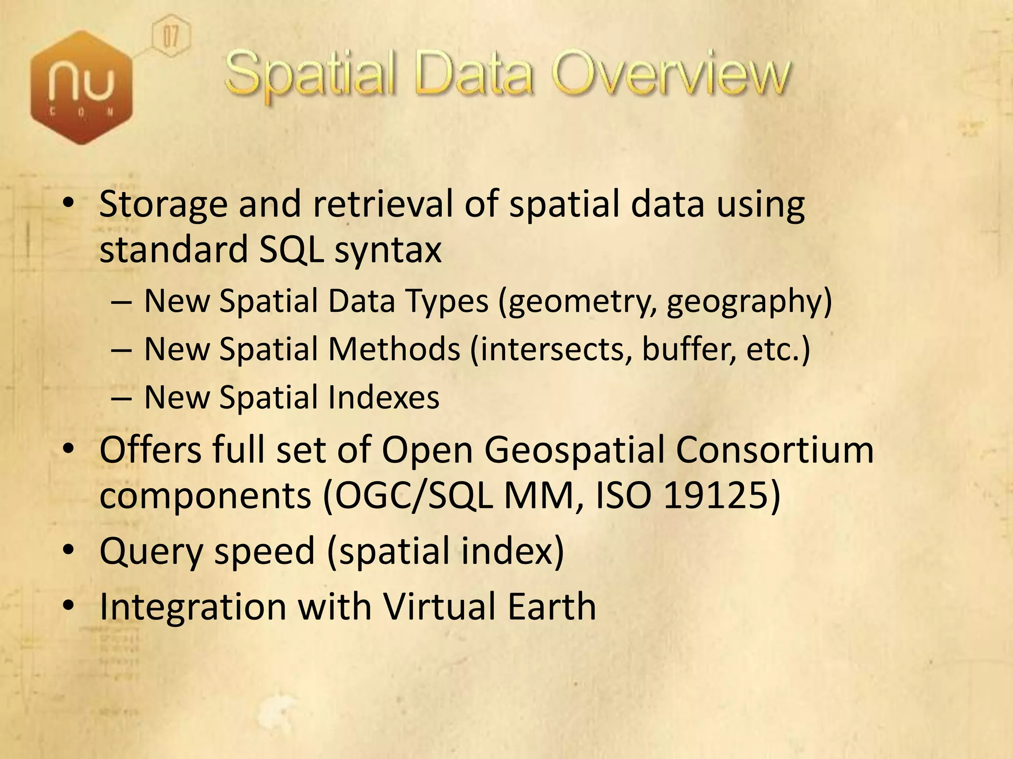 SQL Server 2008 Overview