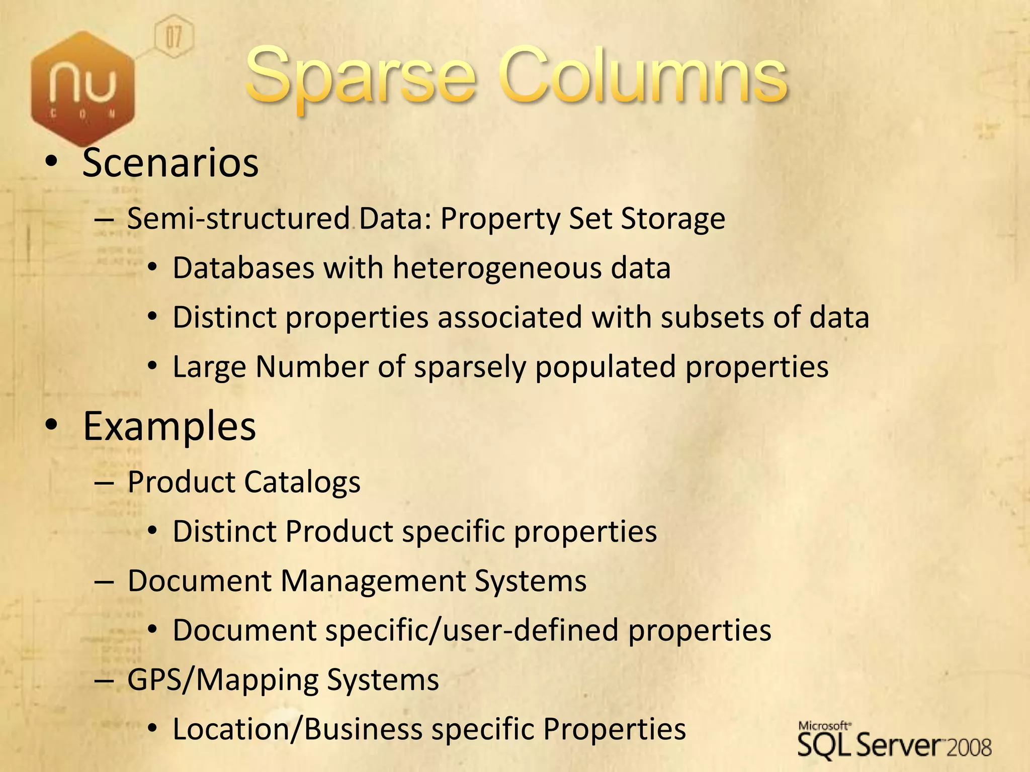 SQL Server 2008 Overview