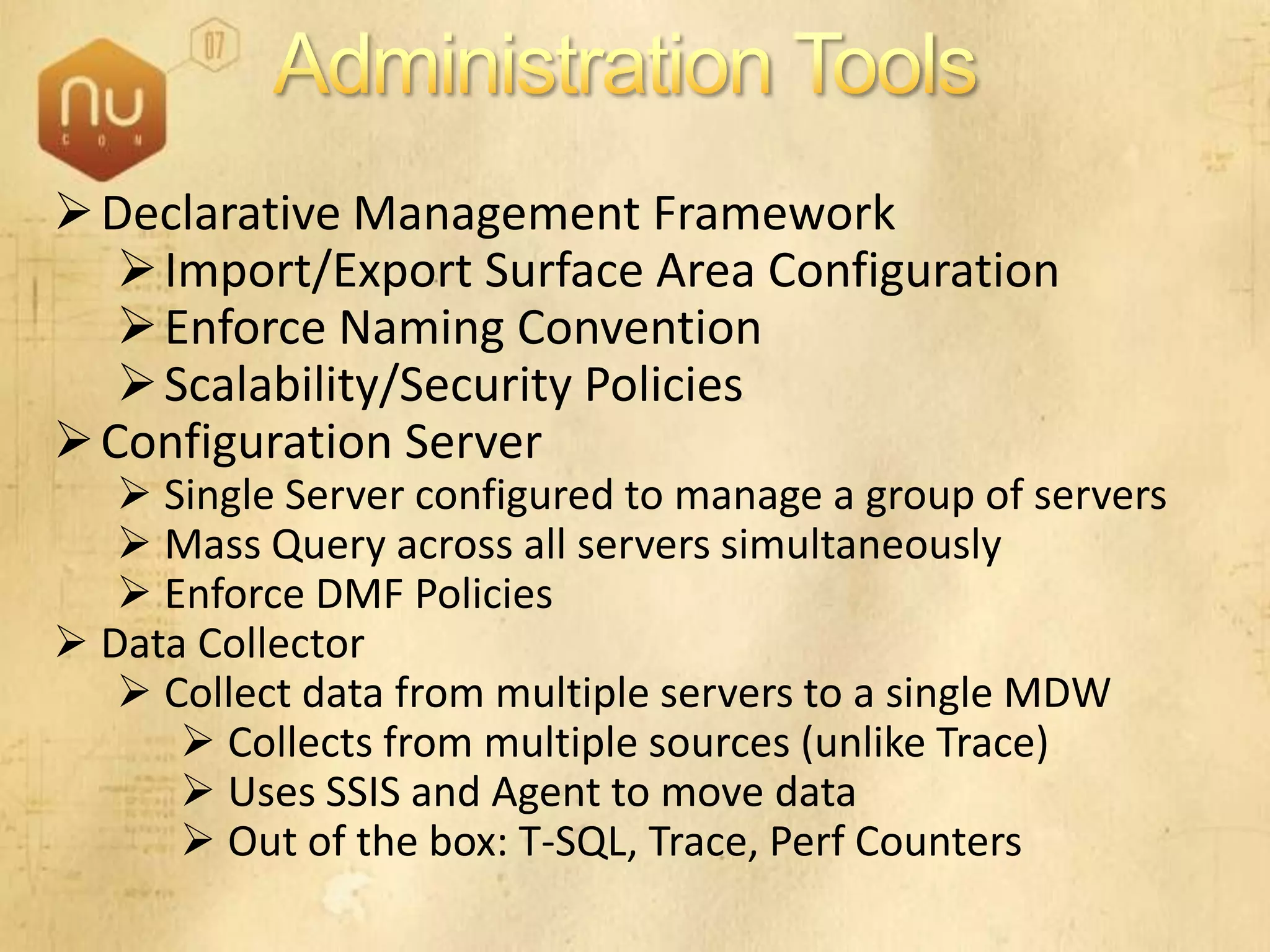 SQL Server 2008 Overview