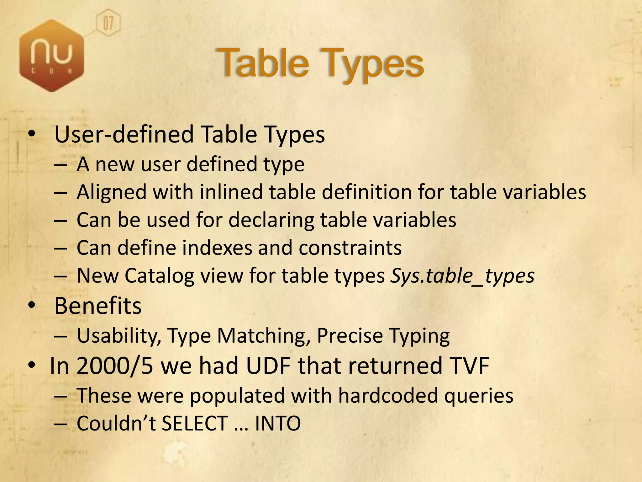 SQL Server 2008 Overview