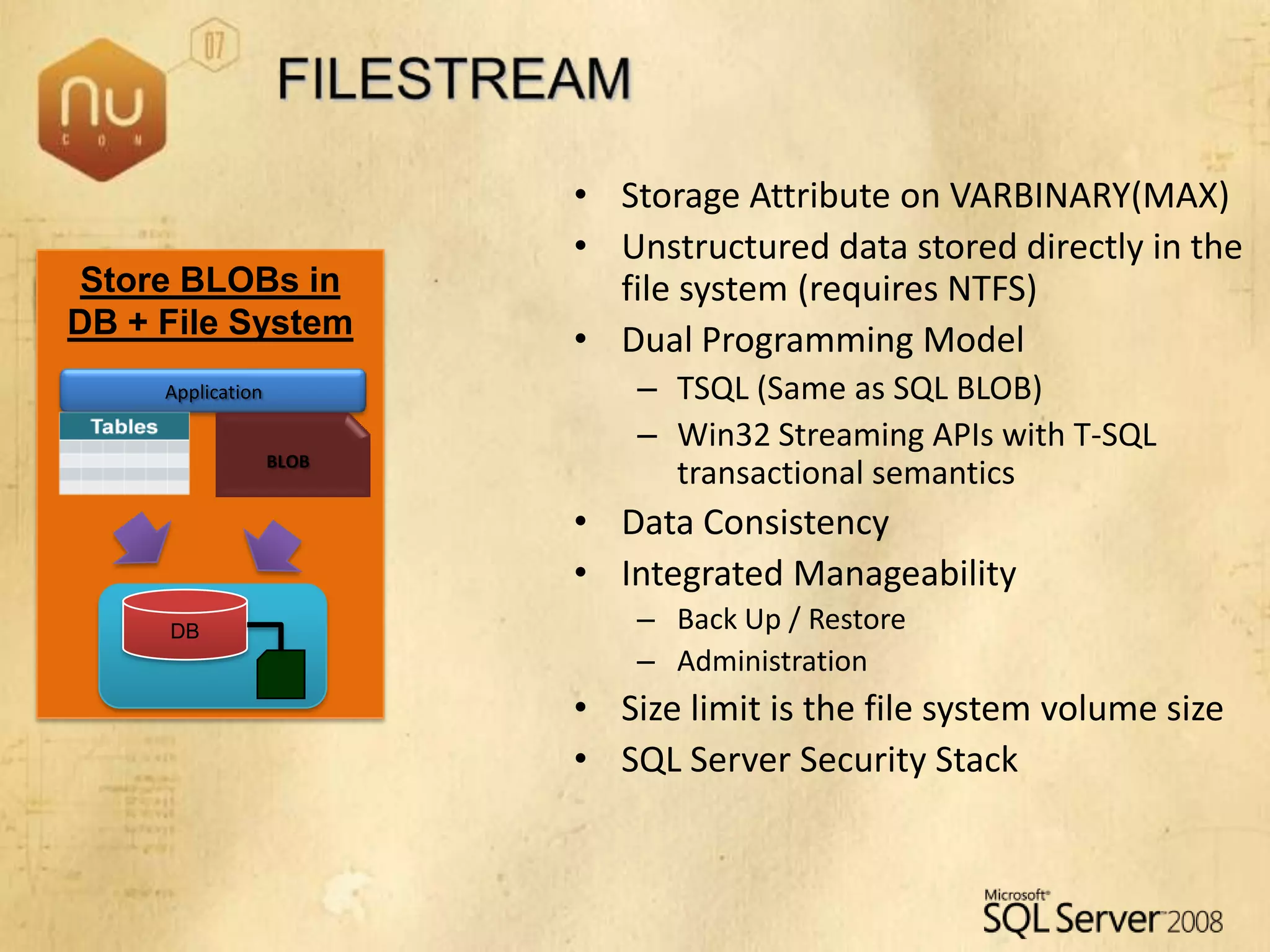 SQL Server 2008 Overview