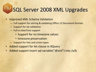 SQL Server 2008 Overview