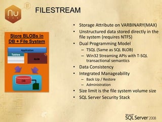 SQL Server 2008 Overview