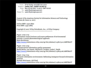 20071206 Seminarie Cw