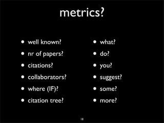 20071206 Seminarie Cw