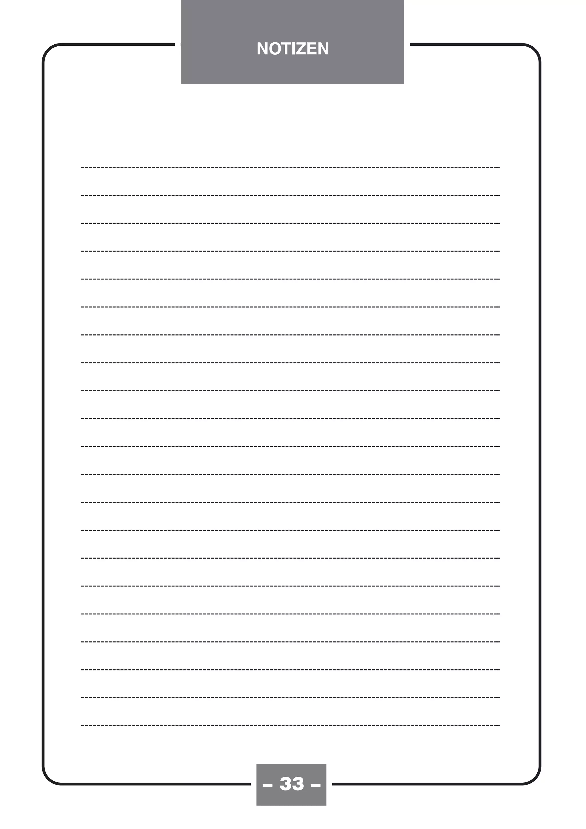 NOTIZEN




– 33 –
 