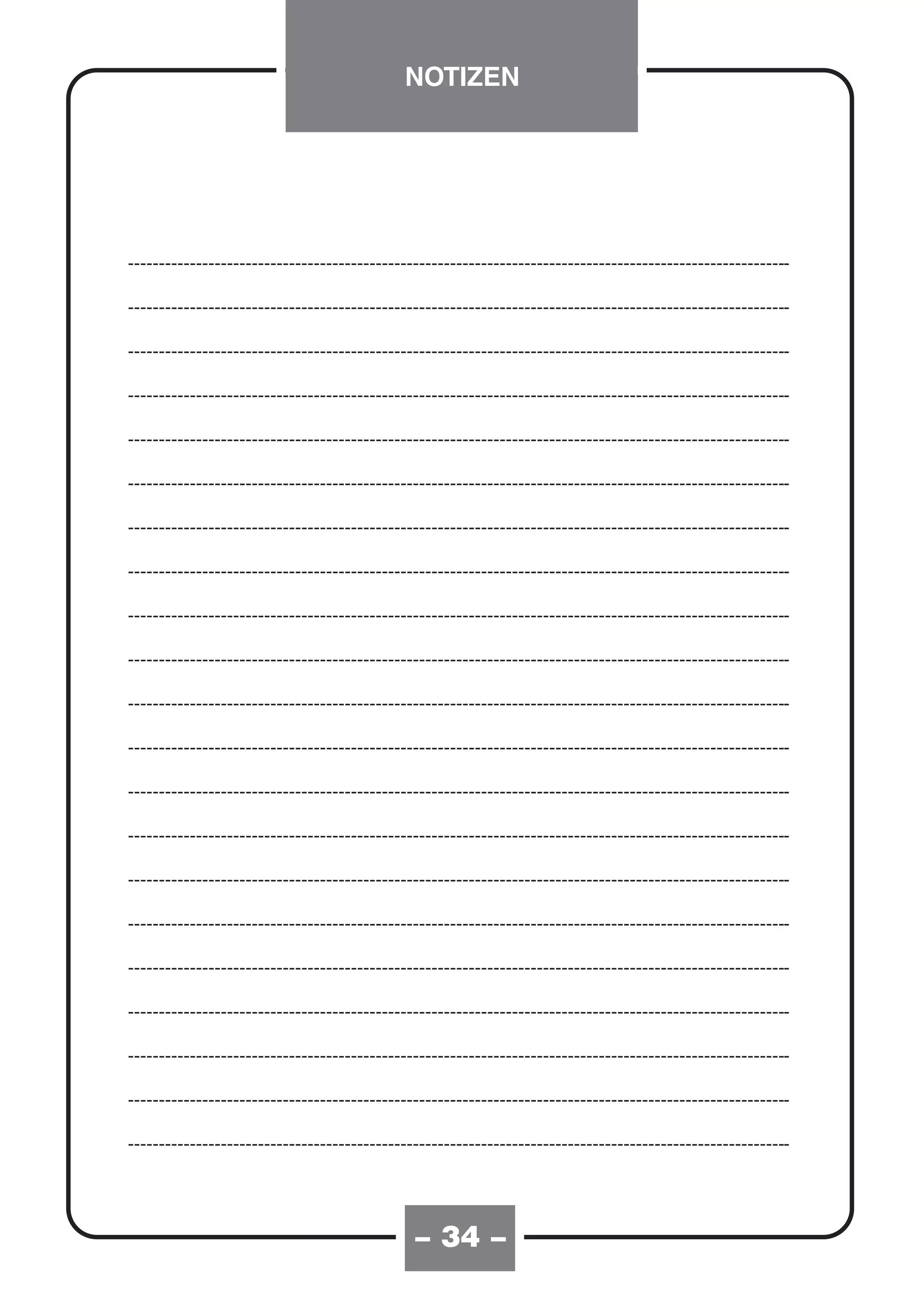 NOTIZEN




– 34 –
 