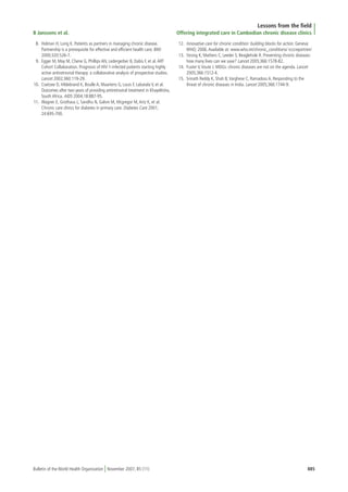 2007 Bull Who Chron Dis Clinics Cambodia