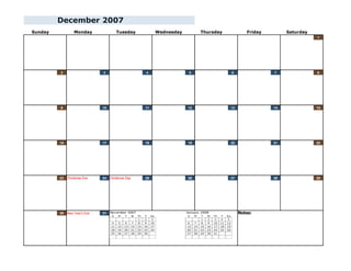 2007 calendar | PDF
