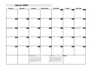 Mattsmodelnetwork 2007 2007 Calendar Printable