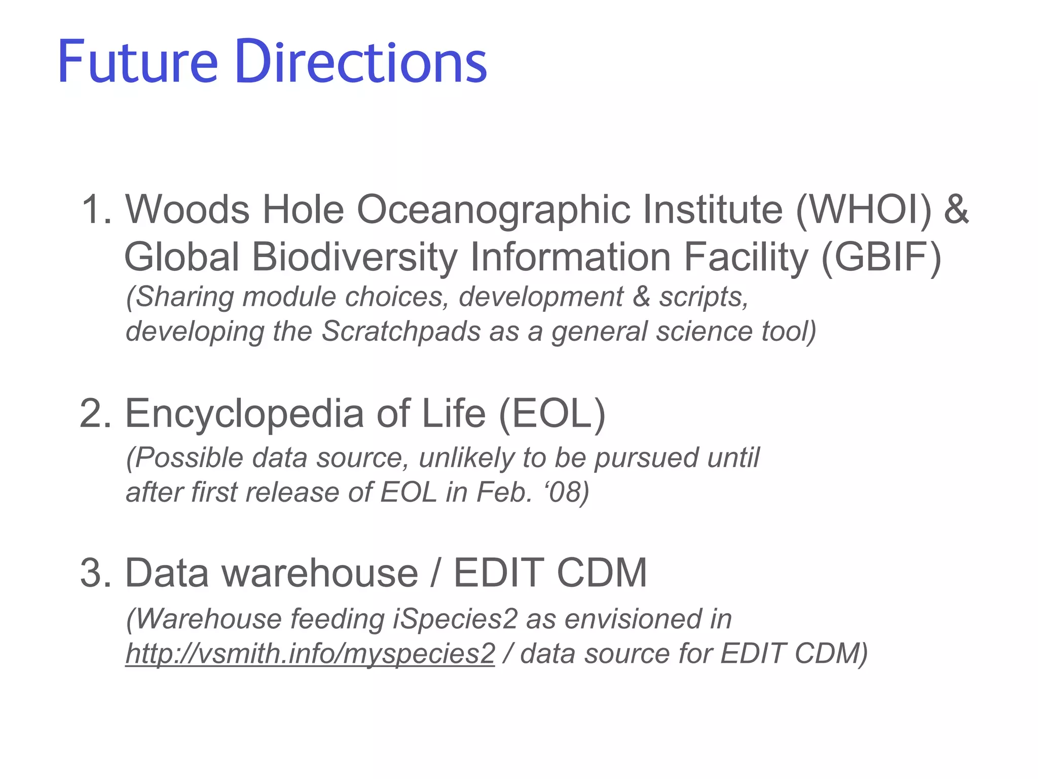 2007.Edit Dev Meeting