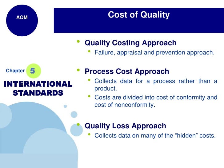 QUALITY & COST