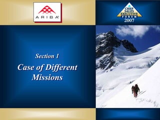 2007Section 1Case of DifferentMissions