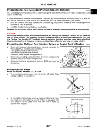 2007 infiniti fx35 fx45 service repair manual PDF